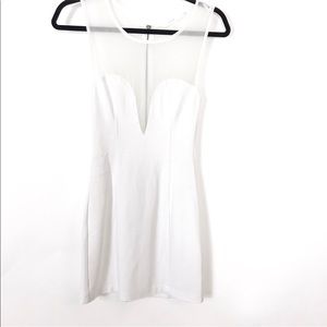 Lush white mesh Sundress